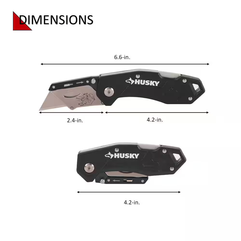 Folding Lock-Back Utility Knife