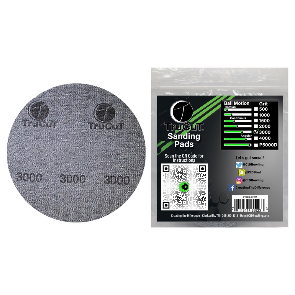Creating the Difference TruCut Sanding Pad | 3000 grit | 6" Diameter |...