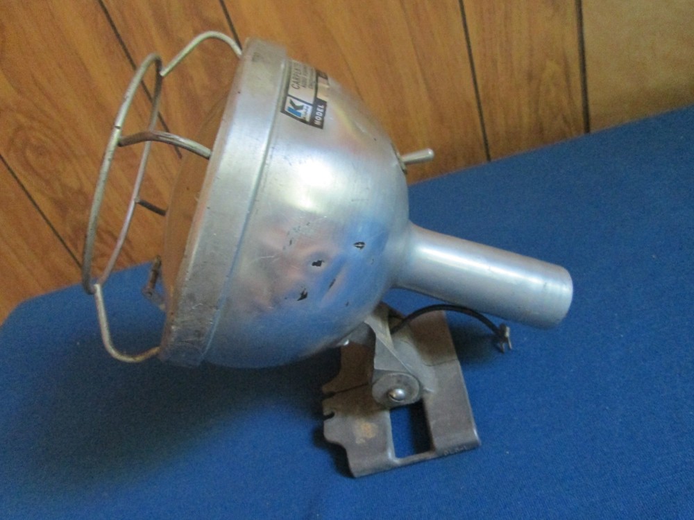 Vintage KIDDE CARPENTER Emergency Lighting Lamp Light