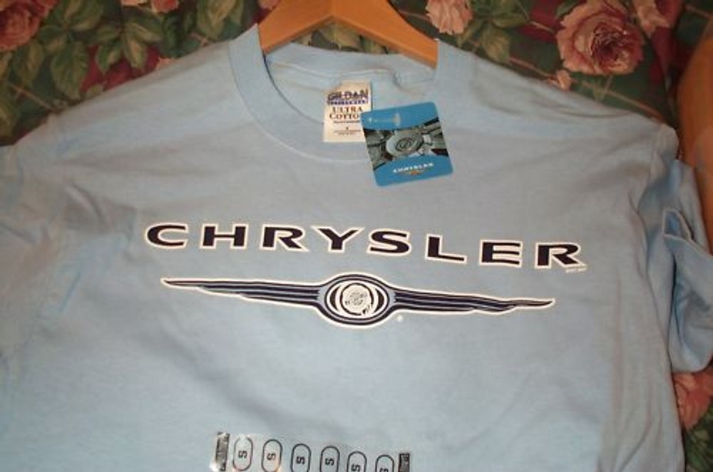 LICENSED CHRYSLER WING LOGO T-SHIRT SMALL ONLY