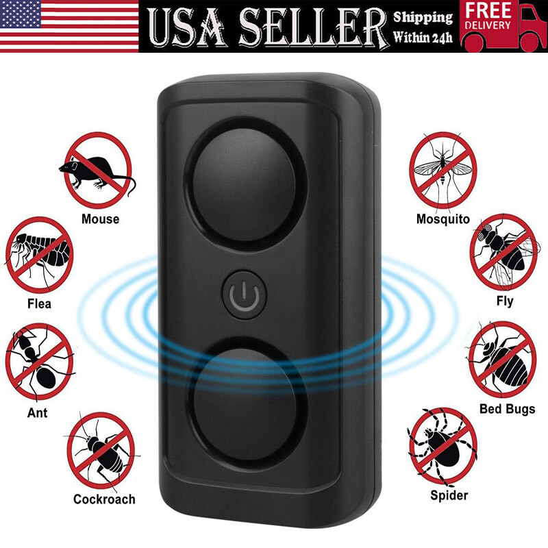 Electronic/Ultrasonic Pest Repeller Electromagneti Mouse Rat Spider Roach Killer
