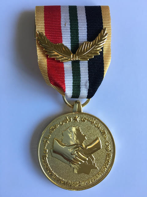 IRAQ COMMITMENT MEDALS (MILITARY & CIVILIAN VERSION) SET W/AWARD CERTIFICATES