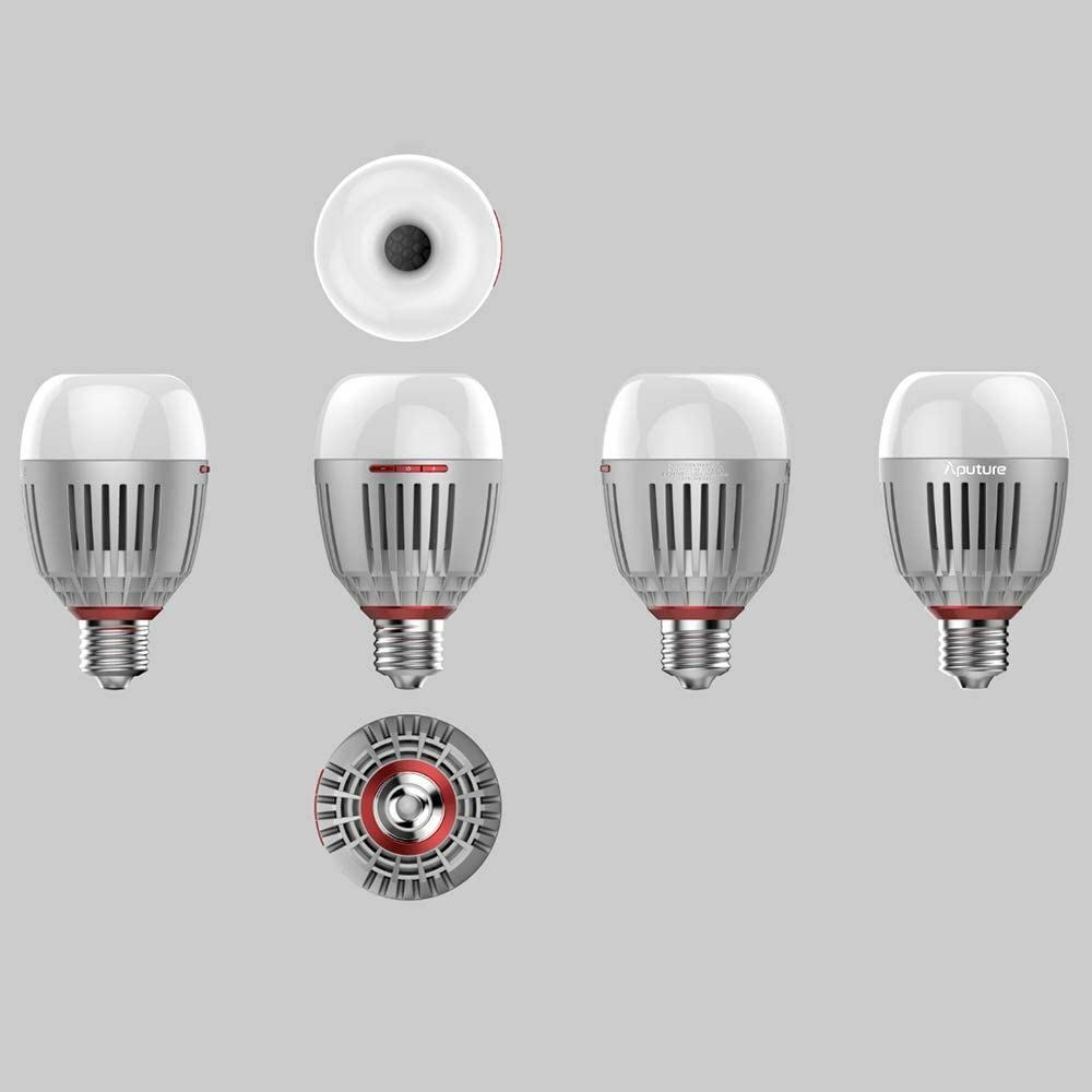 US Stock Aputure Accent B7c 7W RGBWW LED Smart Bulb with E26/E27 Socket