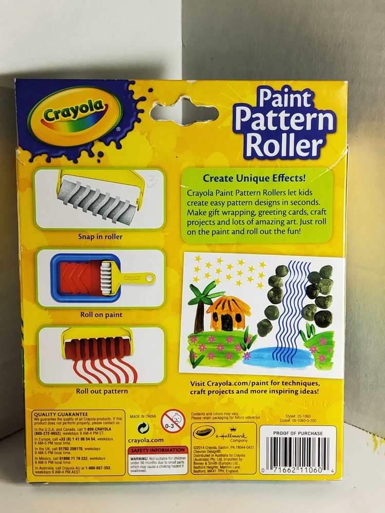 Crayola Paint Pattern Roller - NIB