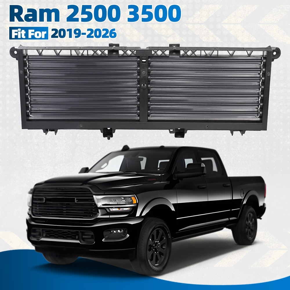 Front Active Shutter Grille Grill For 2019-2026 Ram 2500 3500 68452775AC