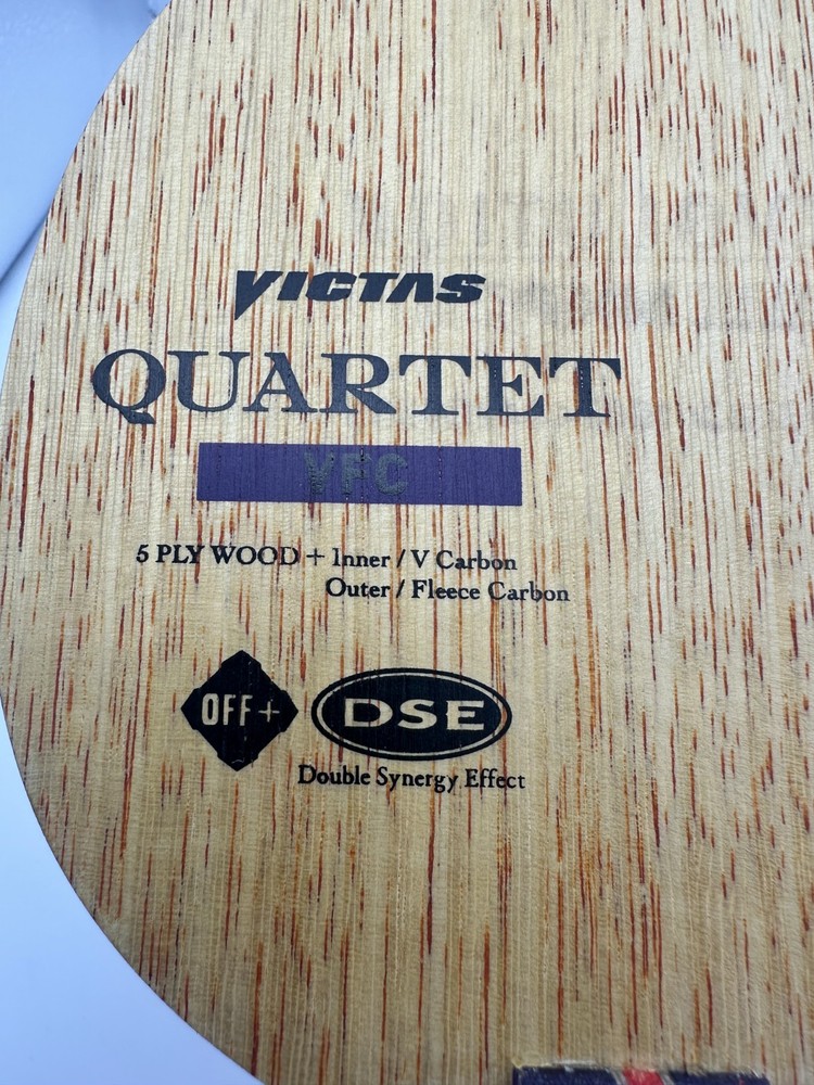Victas Quartet VFC Table Tennis Blade FL Handle Ping Pong Paddle