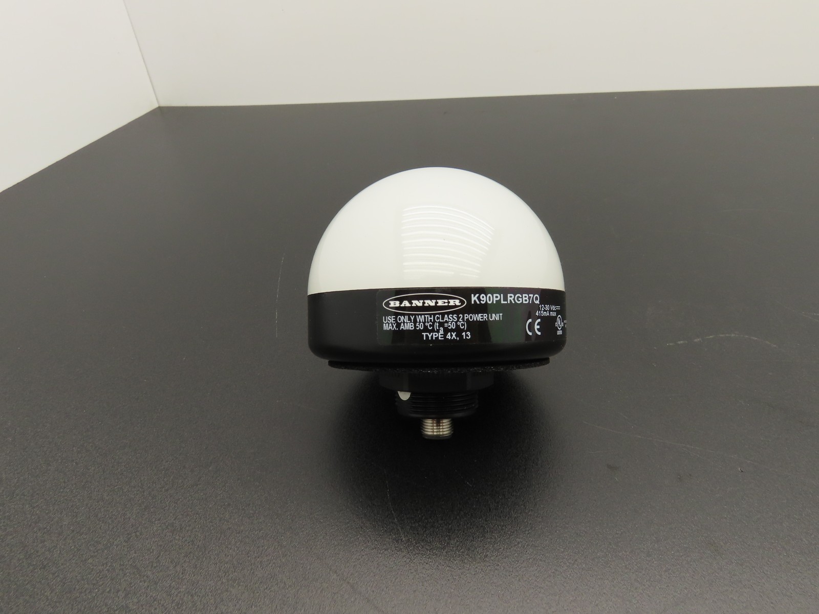 Banner K90PLRGB7Q LED RGB Indicator 7-Color K90 Pro Series 12-30VDC 5-Pin M12