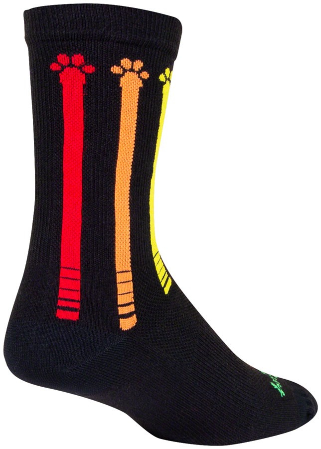 SockGuy Pawsitive Crew Socks Large/XL Pawsitive