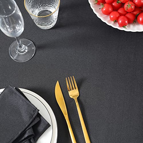 Rectangle Tablecloth 60x102 inch Washable 6pack 60"x102"(Rectangle) Black