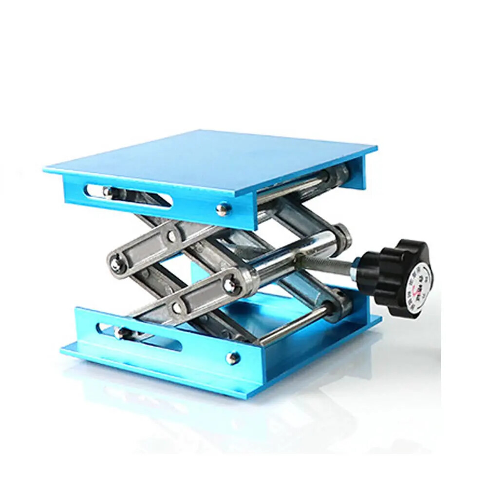 Aluminum Lifter Router Table Lifting Stand Rack Platform Benches Carpentry Tools