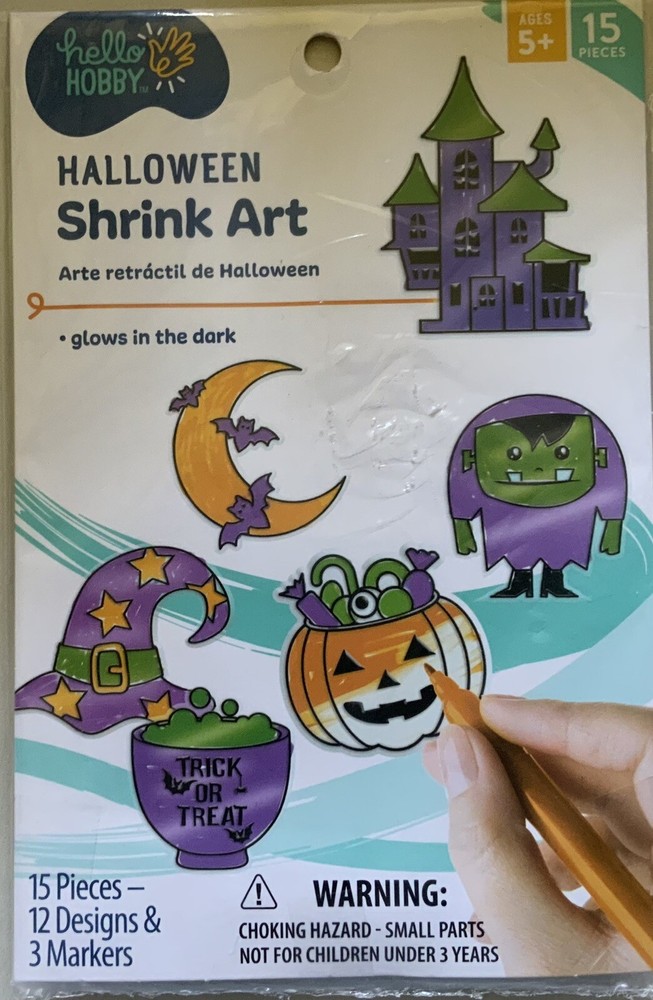 Halloween Shrink Art