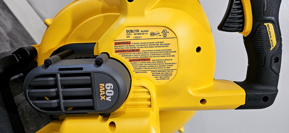 DeWalt FlexVolt 60V Max Cordless Handheld Blower - DCBL770B