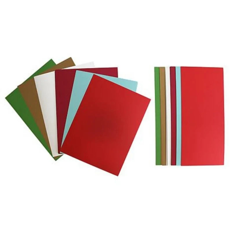 2 Anna Griffin Matte Foil Holiday Card Stock Set for Paper Craft Matte Foil Card