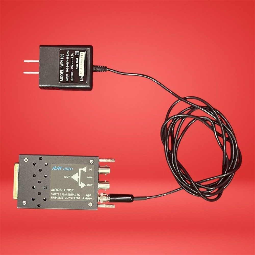 AJA C10SP Digital Serial to Parallel Transcoder w/ Power Adapter
