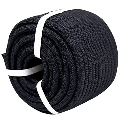 High Strength Braided Polyester Arborist Rope 3/8" x 50ft - Tree Work, Camping,