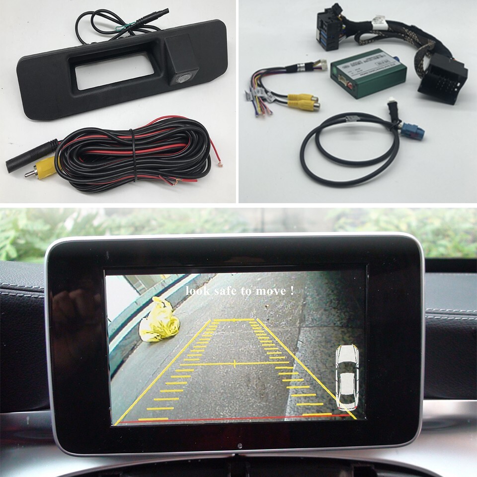 Reverse Backup Solution For Mercedes GLE300 2016 Rear View Camera Interface Kit