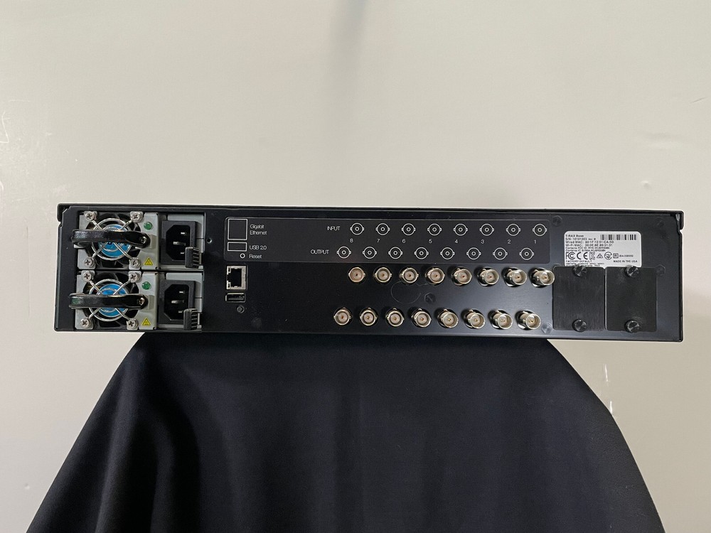 Teradek T-Rax Decoder Base w/ 7 HEVC/AVC (H.265/H.264) Decoder Cards - Used