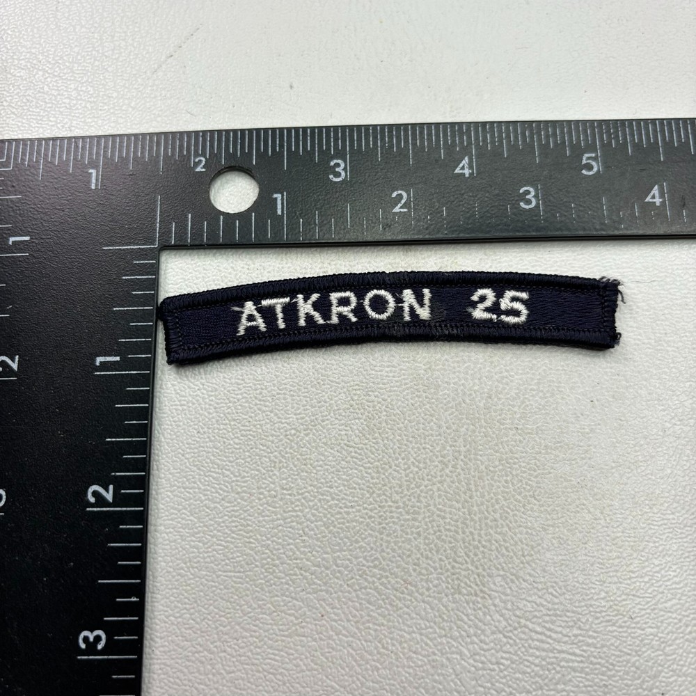 US Navy Attack Squadron ATKRON 25 Tab Patch (Rocker, UIM) 40MQ