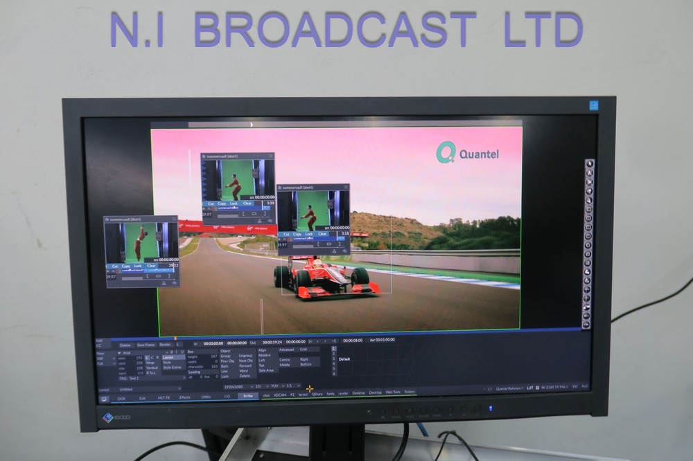 Grass Valley Quantel Rio 4K grading system with 86Tb raid arrays and more Softw