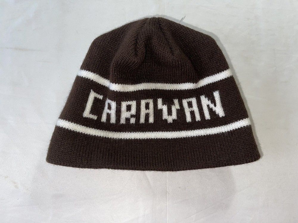 caravan Bozeman hand made ski Skiing wool hat Snowboarding EUC