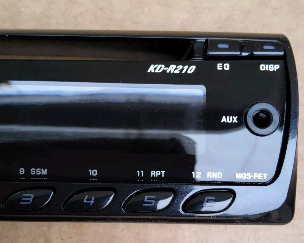 JVC KD-R210 FACEPLATE ONLY