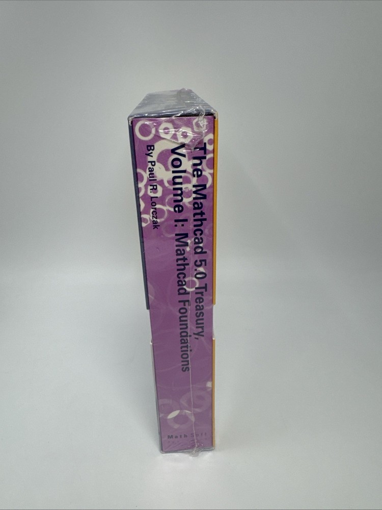 Vintage Sealed Mathcad 5.0 Treasury Volume 1 Foundations Electronic Box