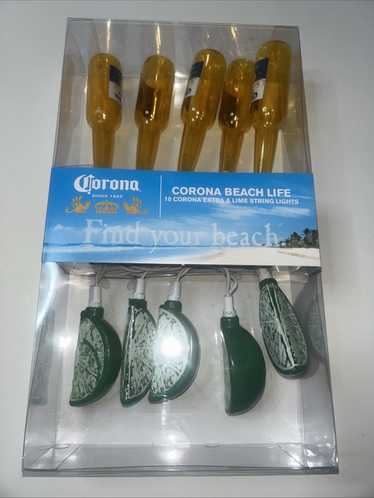 Corona Extra and Lime String Lights. New In Package.