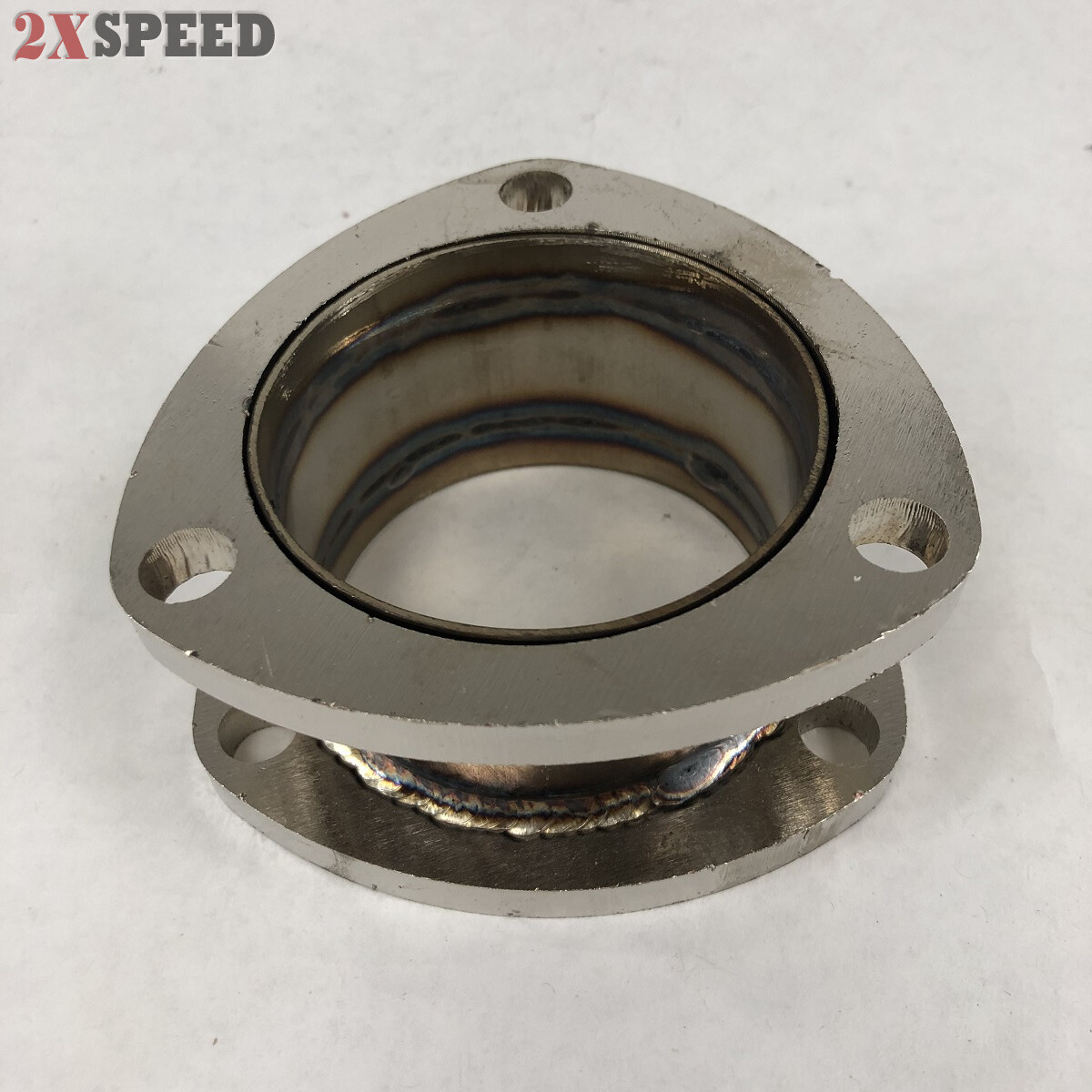 3 inch 3 Bolt Flange Exhaust Muffler Pipe Extension Flange Mild Steel Adapter