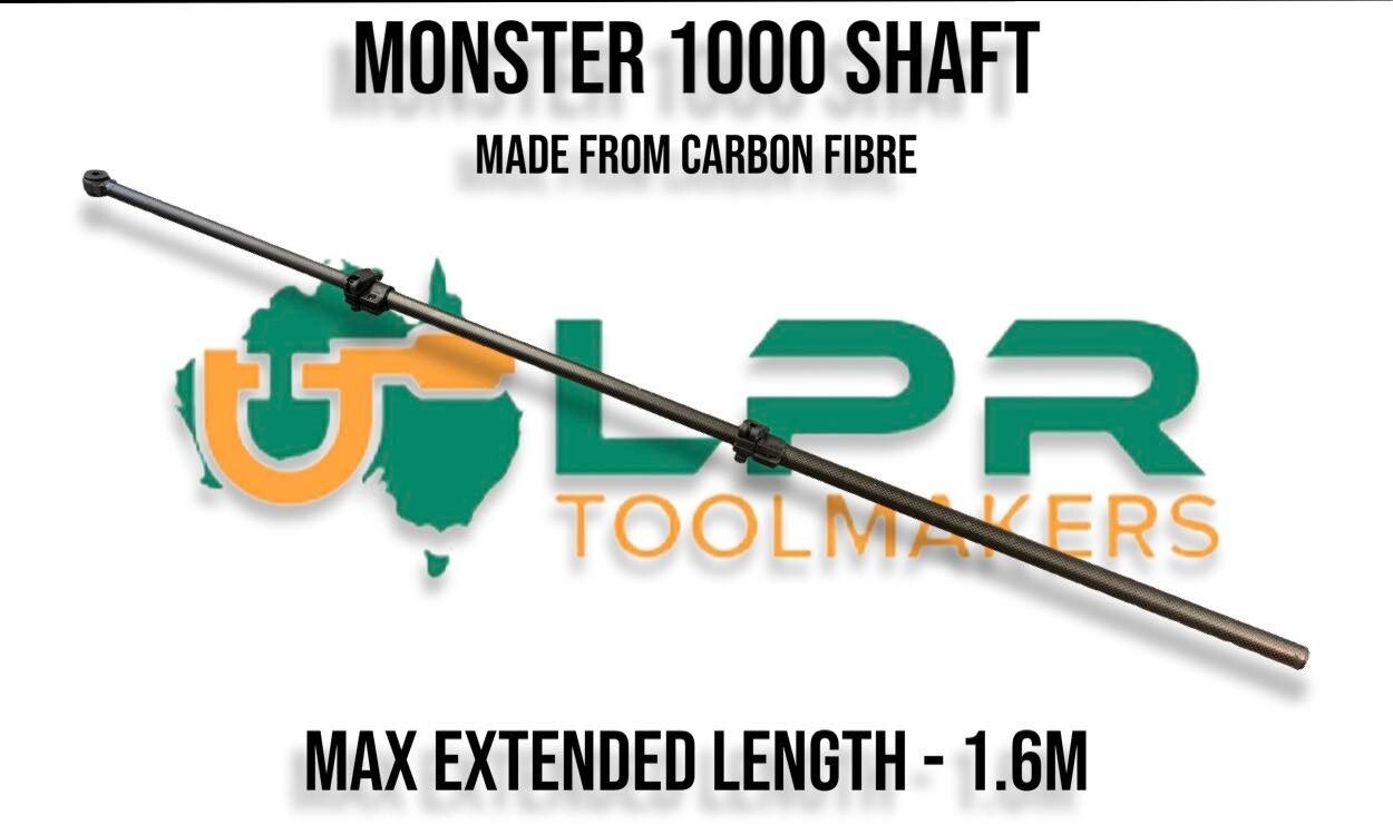 Minelab Monster Replacement Shaft Carbon Fibre with Nylon Clamps