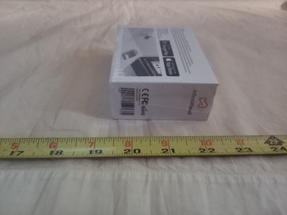 InfinitiKloud Charge SECURE COMPUTER STORAGE FOR PC Mac Android IOS SEALED NEW.