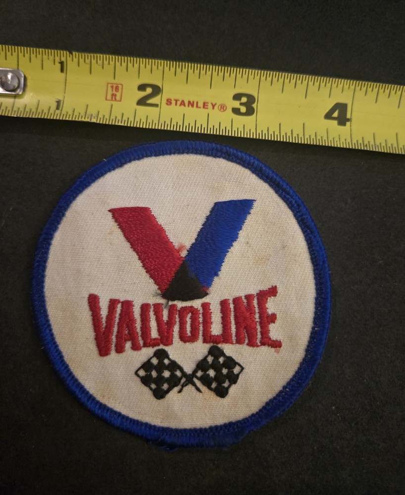 Vtg Valvoline Racing Jacket Patch USED
