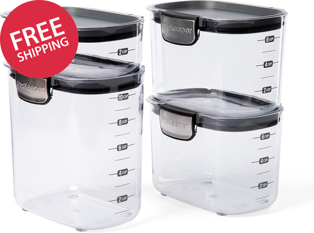 Airtight Pantry Storage Containers Set Modular Kitchen Organizer