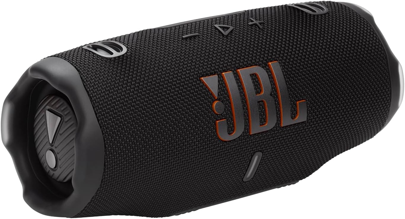 JBL Charge 6 Waterproof Speaker w/Powerbank,Black-Certified Refurbished