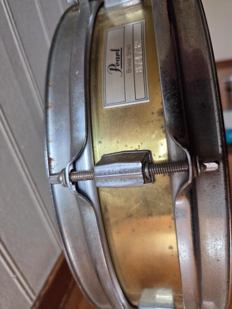 Pearl Brass Shell Snare Drum