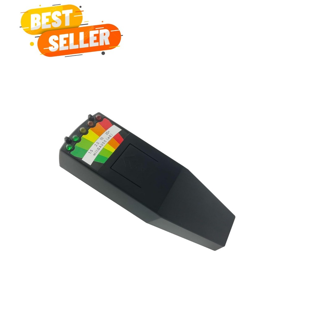 Compact 5 LED EMF Meter - Essential Ghost Hunting Gear for All-Angle Detection