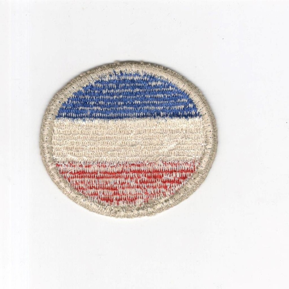 WW 2 US Army Ground Forces Silver Border Patch Inv# H711
