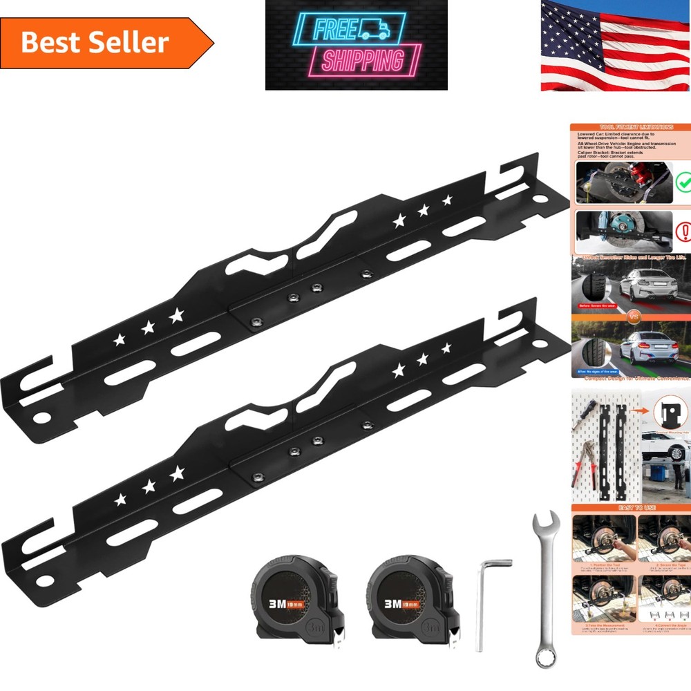 User-Friendly Car Alignment Tool - 2 Measuring Tapes for Accurate Adjustments