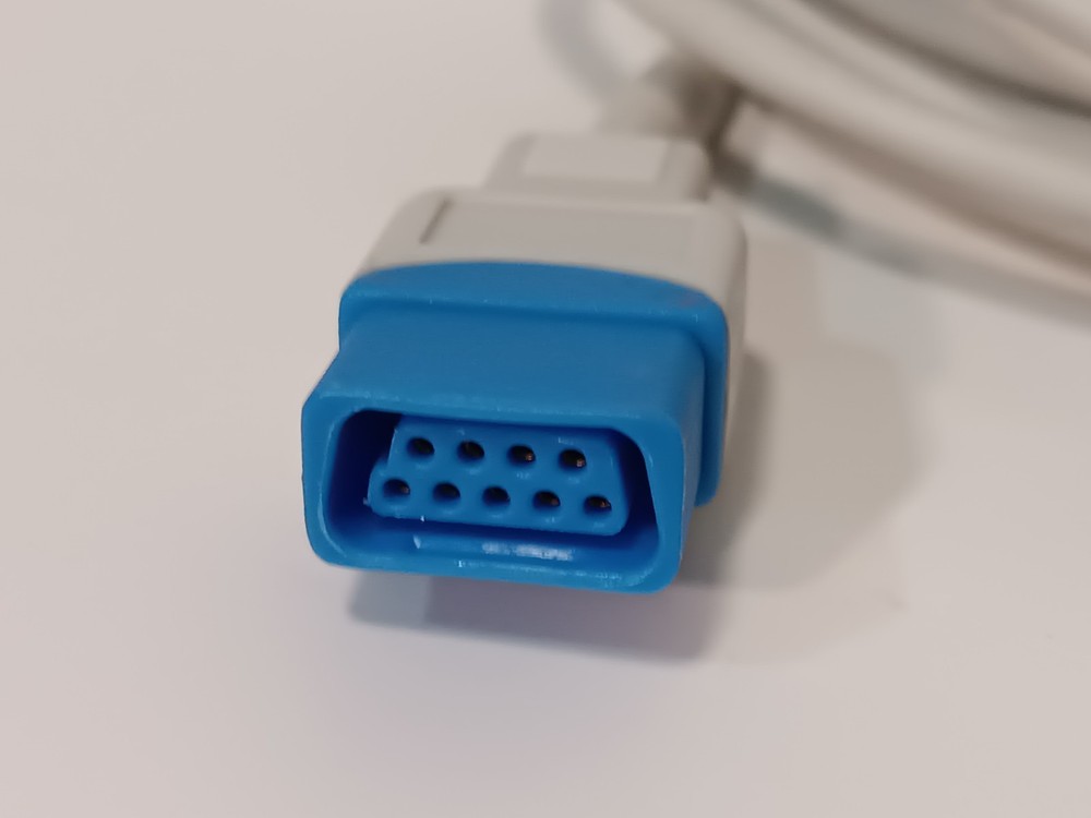 U708-119 10-Pin Sensor Interface Extension Cable Compatible with Datex-Ohmeda