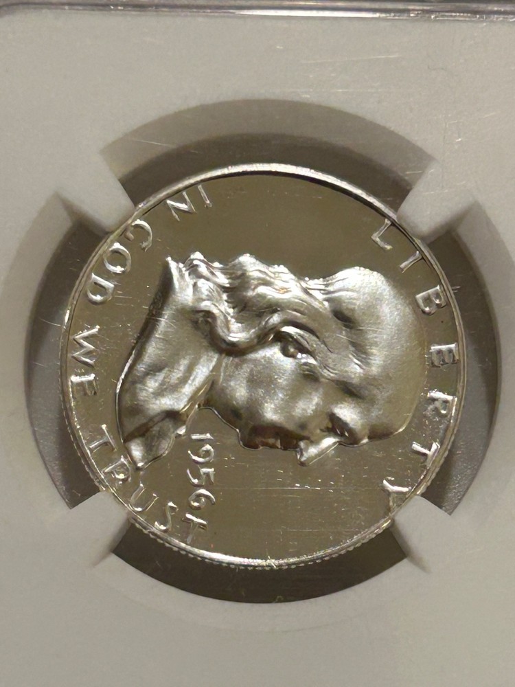 1956 Proof Franklin Silver Half Dollar Type 2 NGC PF68