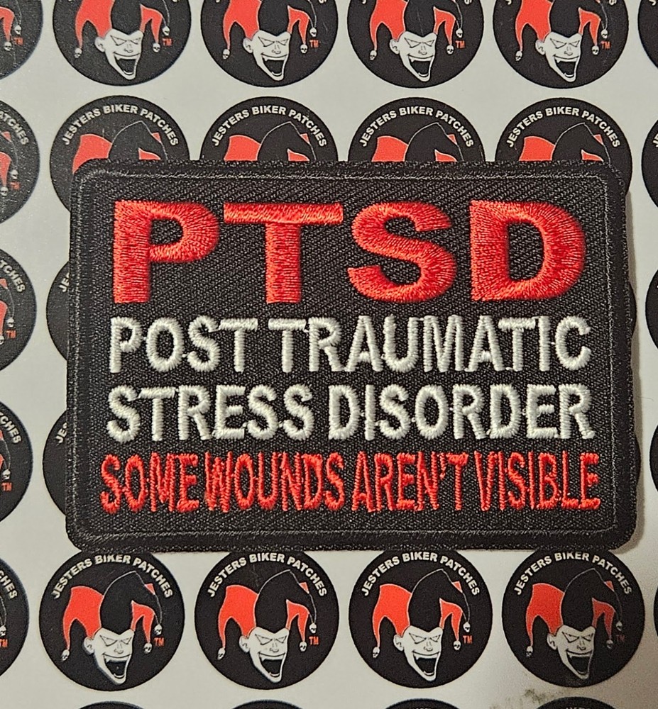 PTSD Embroidered Patch POW025