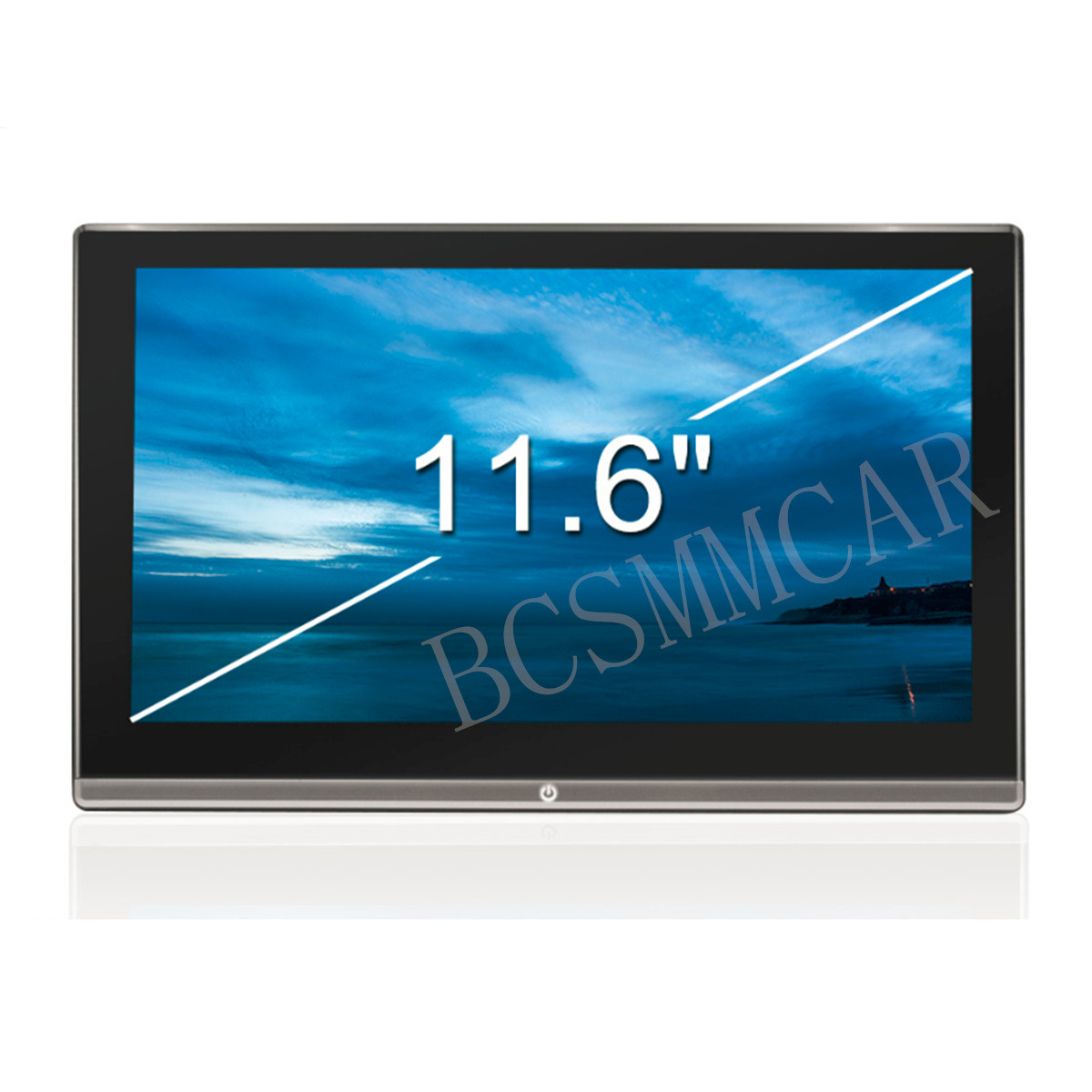 2x Car Headrest Monitor Rear Seat Entertainment TV Video Player IPS Touch Screen