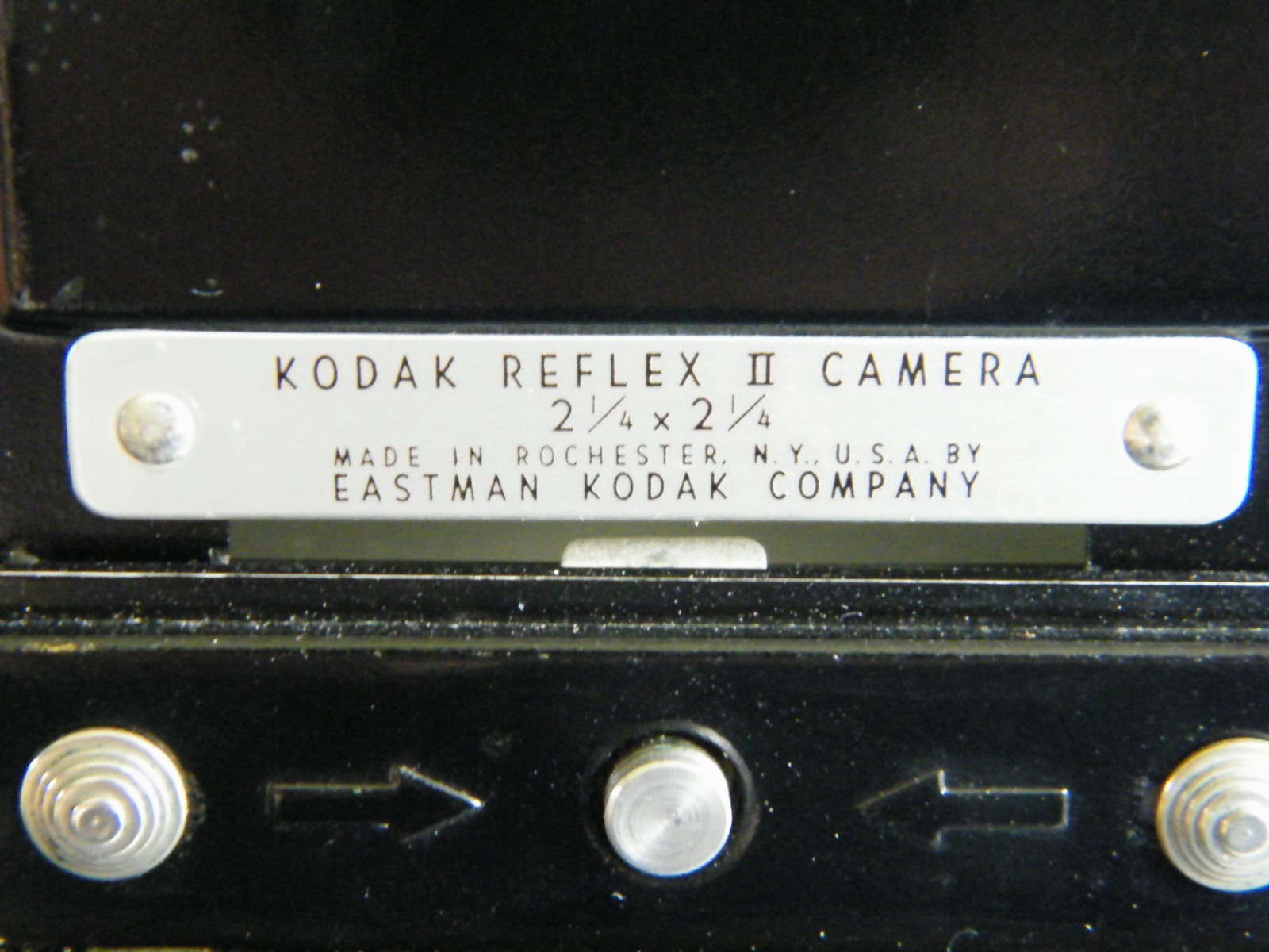 Vintage Kodak Reflex II Camera in Leather Field Case ~ Untested, sold as is