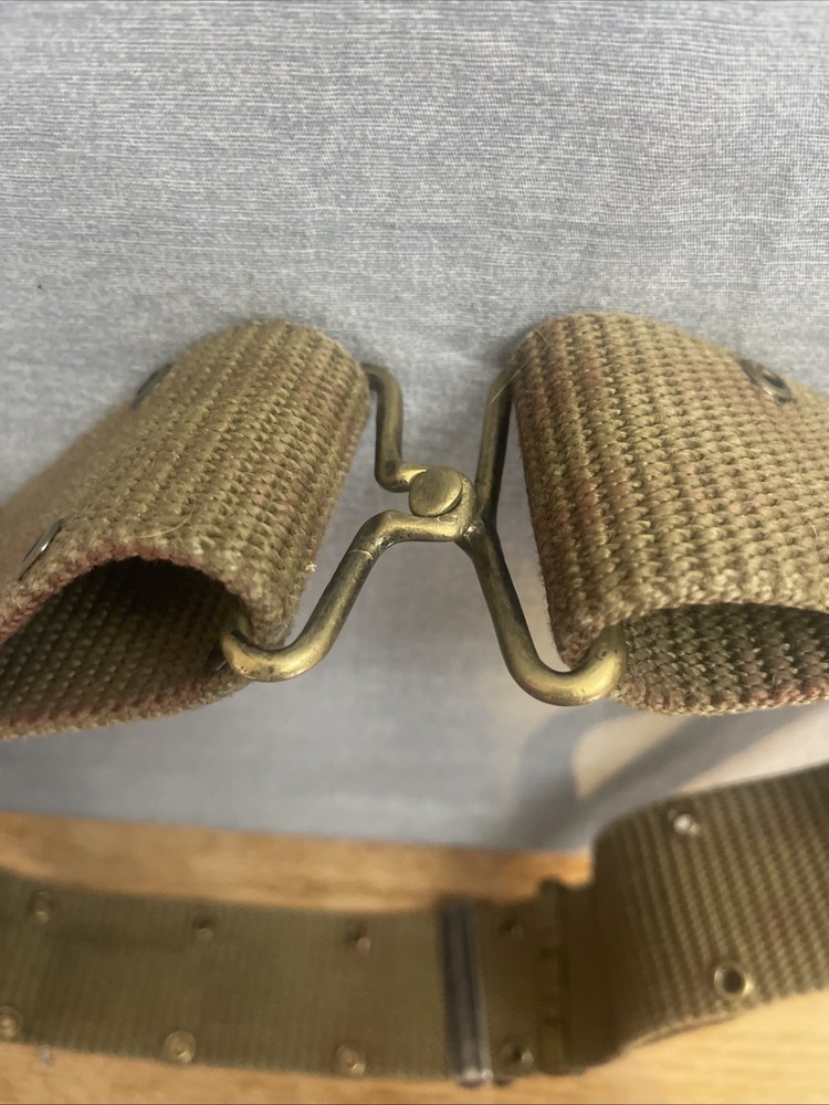 ORIGINAL US ARMY EQUIPMENT FIELD BELT-green