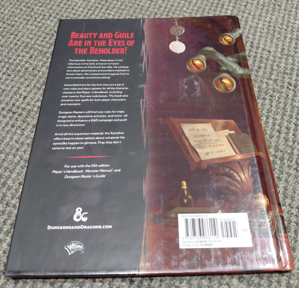 Xanathar's Guide to Everything - Dungeons & Dragons 5th Edition - WOTC