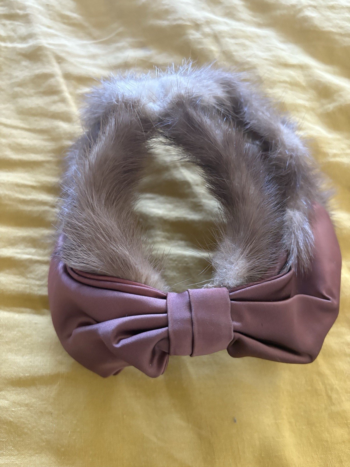 Beautiful Vintage Fur Hairpiece