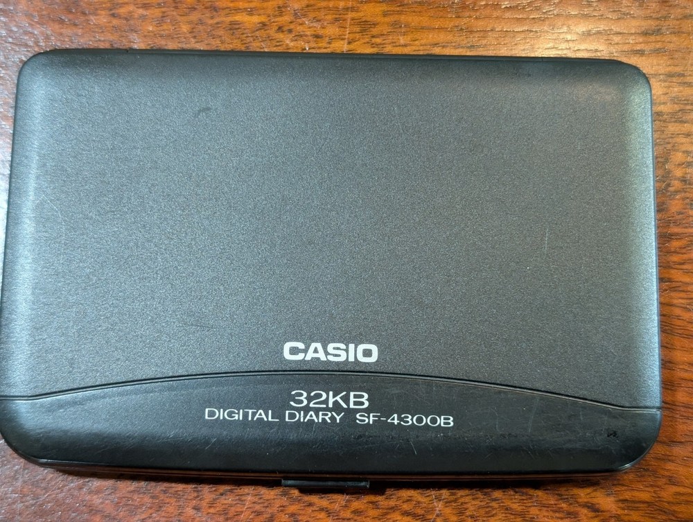 Casio Digital Diary SF-4300B 32KB Organizer Fully Functional Tested New Battery