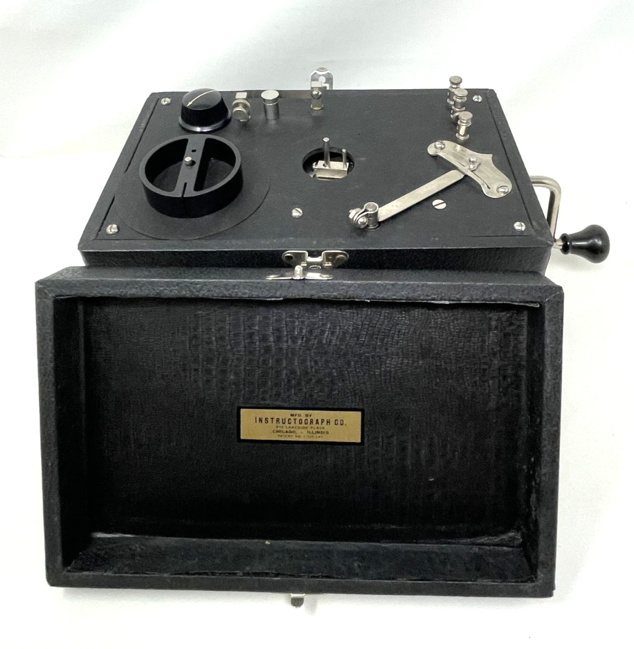 Instructograph Code Instructor Morse Code Trainer Telegraphy Vintage-RARE