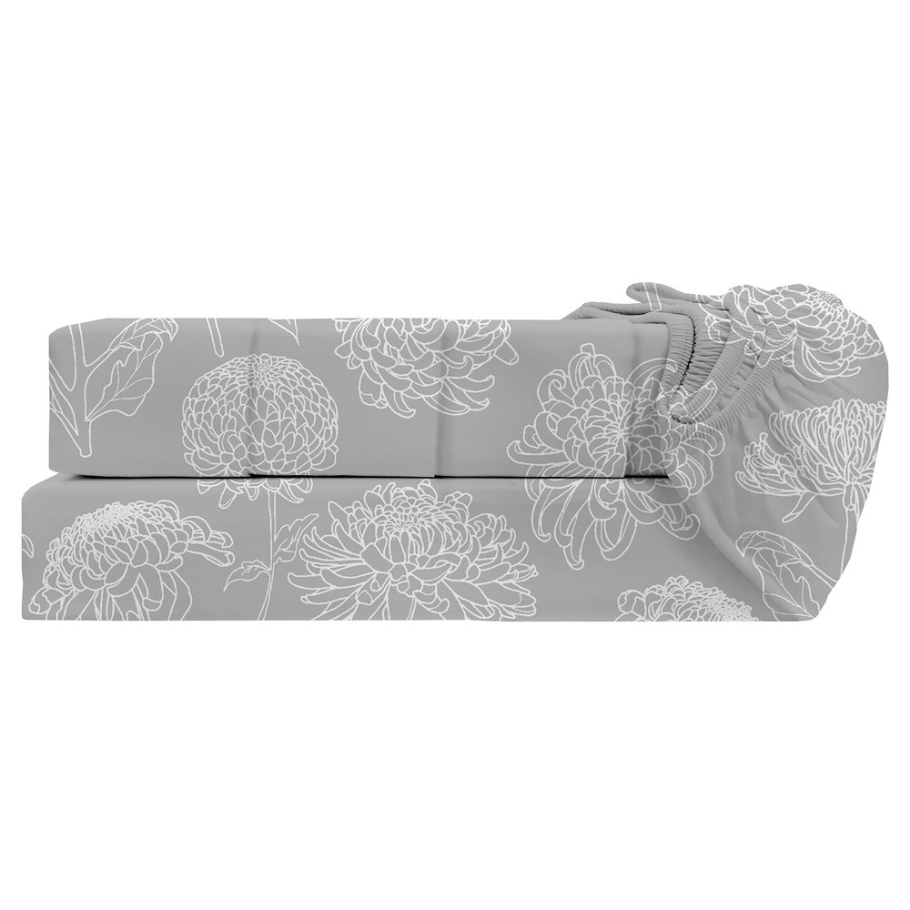 Swiss Collection Sheet Set  Twin Grey