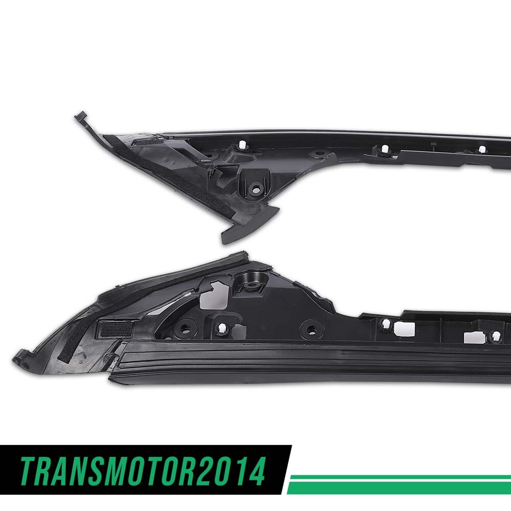 4Pc Fit For 11-19 Ford Explorer Left Right Side Windshield A-Pillar Molding Trim