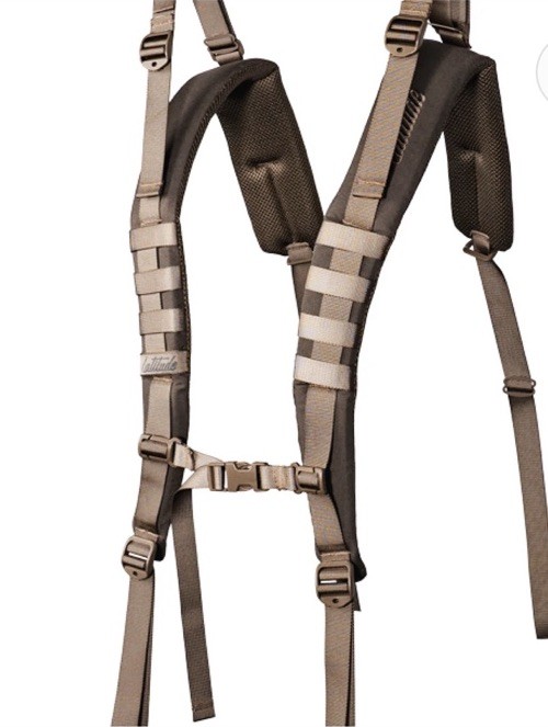 Latitude Back Shoulder Straps Gen 2.0 Gray New